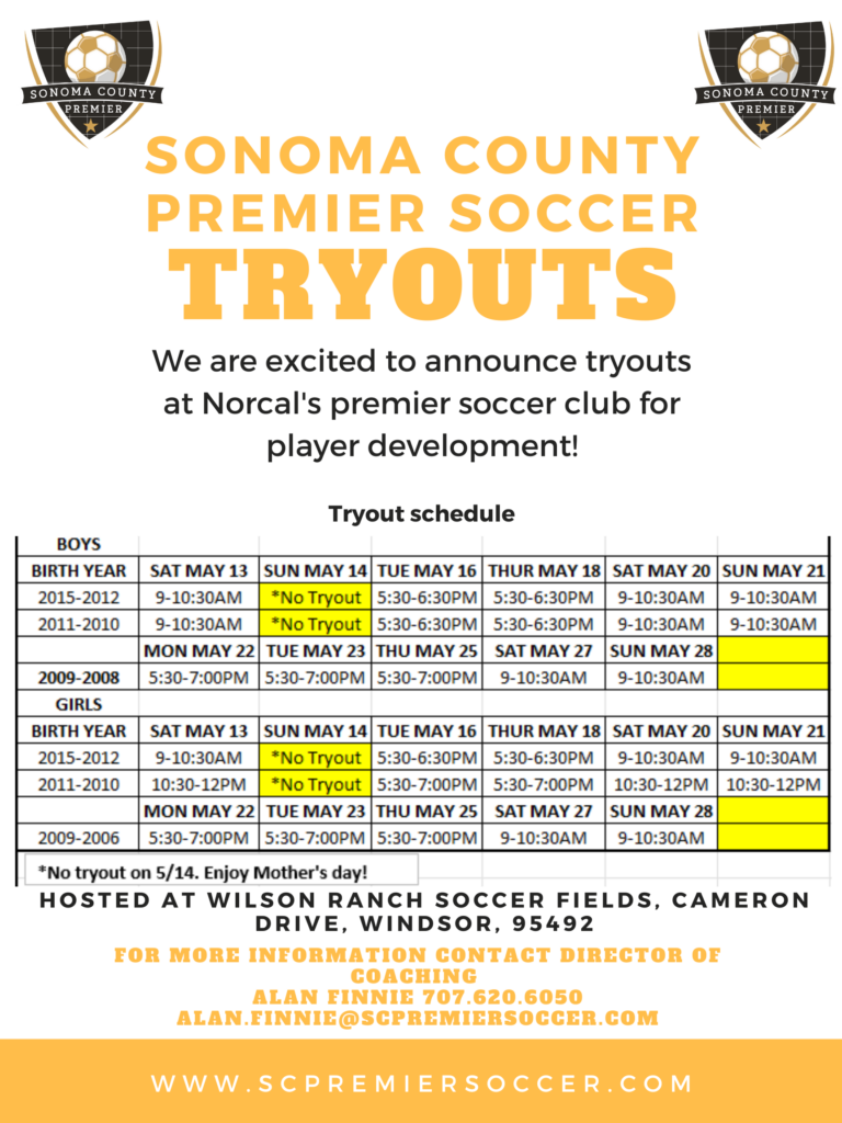 Sonoma County Premier Tryout flyer 2023 (1)
